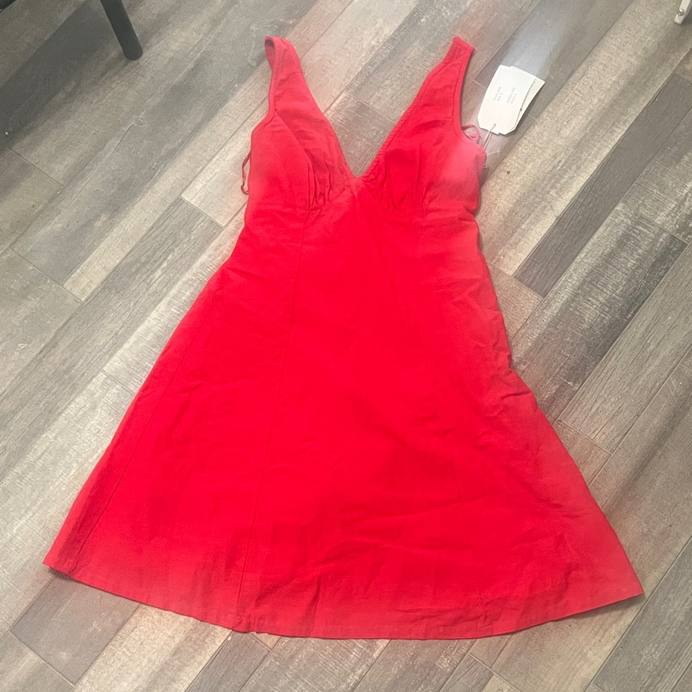 Elegant Red Mini Dress